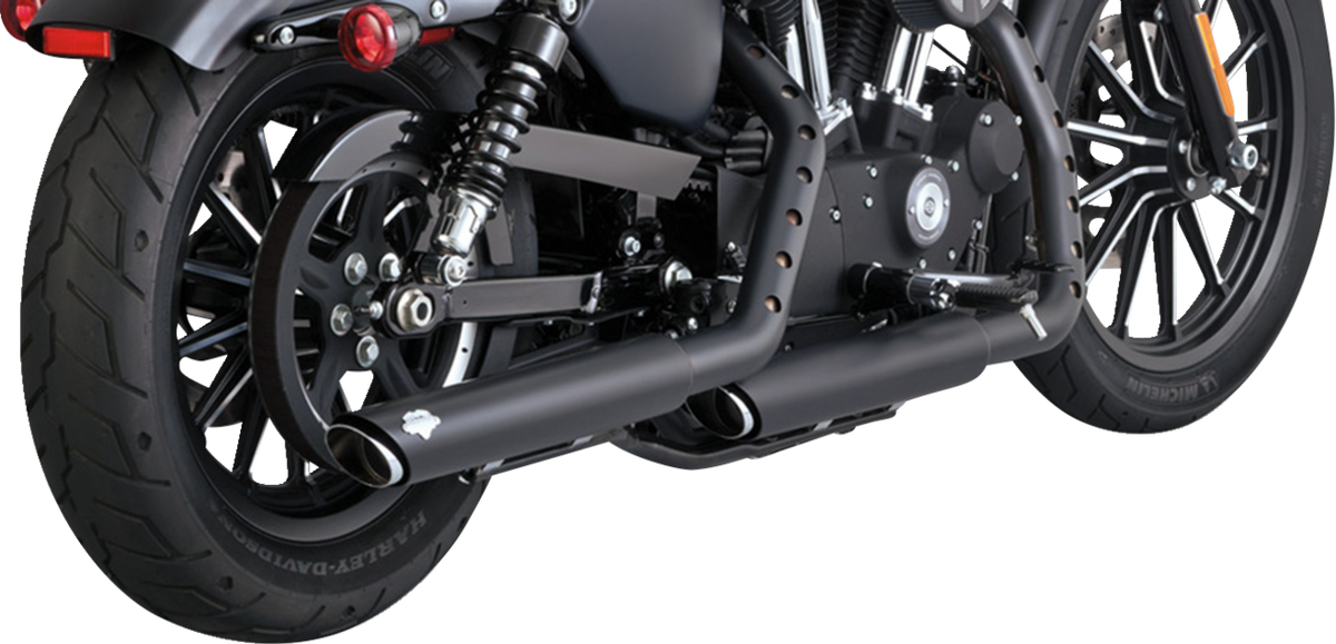 Vance & Hines 3" Twin Slash Slip-On Mufflers - Black