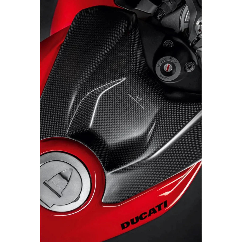 Ducati Performance Carbon Fiber Tank Cover Panigale V4 V4S Tricolore