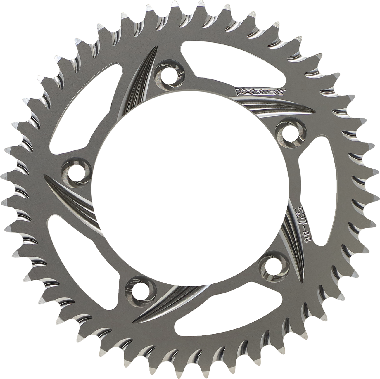 Vortex Rear Sprocket - Aluminum - 44 Tooth - Silver - Suzuki/Triumph