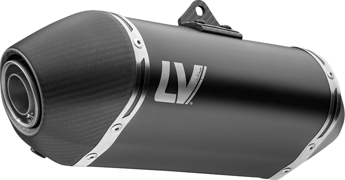 LeoVince LV-14 Slip-On Muffler - Black / Ceramic