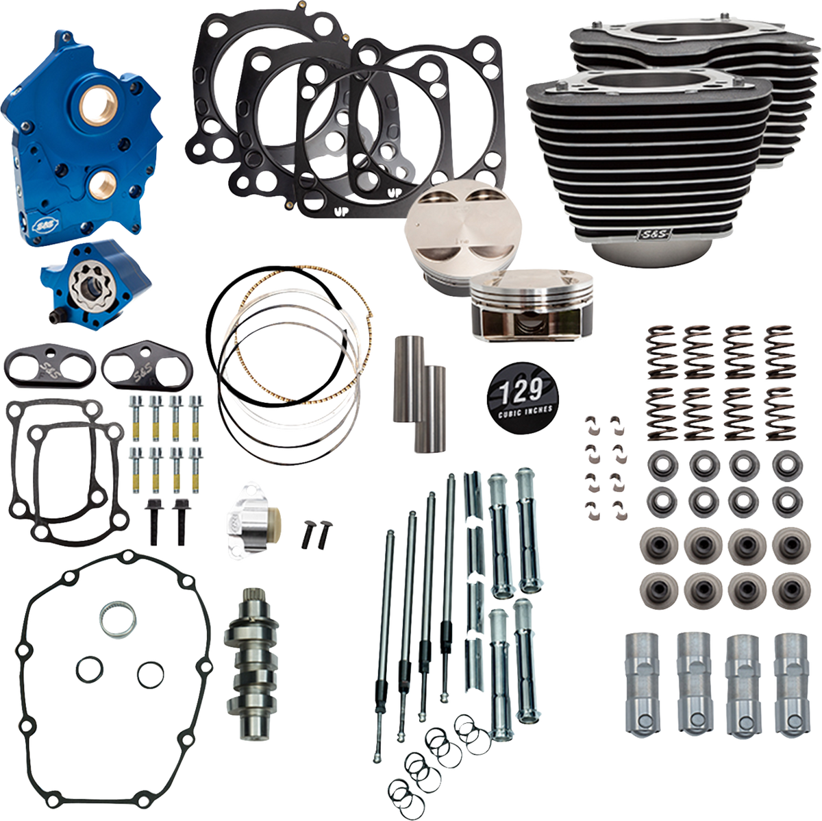 S&amp;S Cycle 129" Power Package For M8