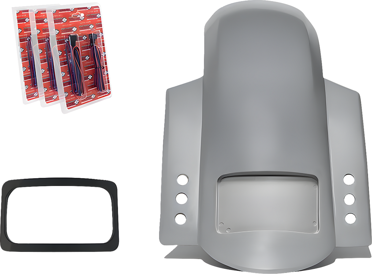Paul Yaffe Bagger Nation Short Sport Rear Fender With Thunder Pods
