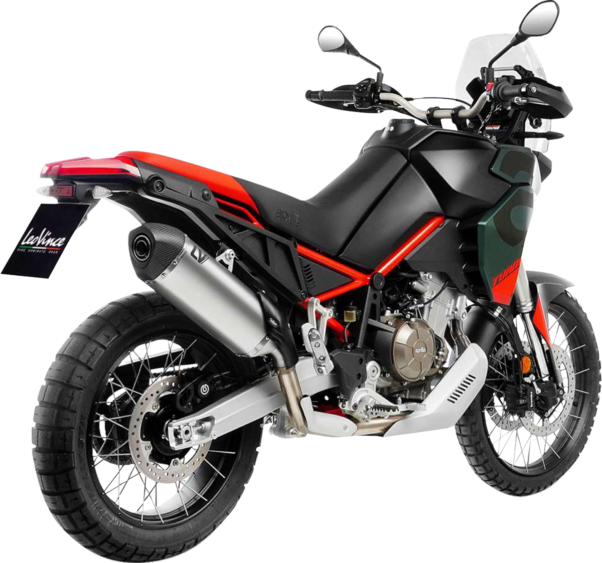 LeoVince LV-14 Slip-On Muffler - Stainless Steel - Aprilia Tuareg 660