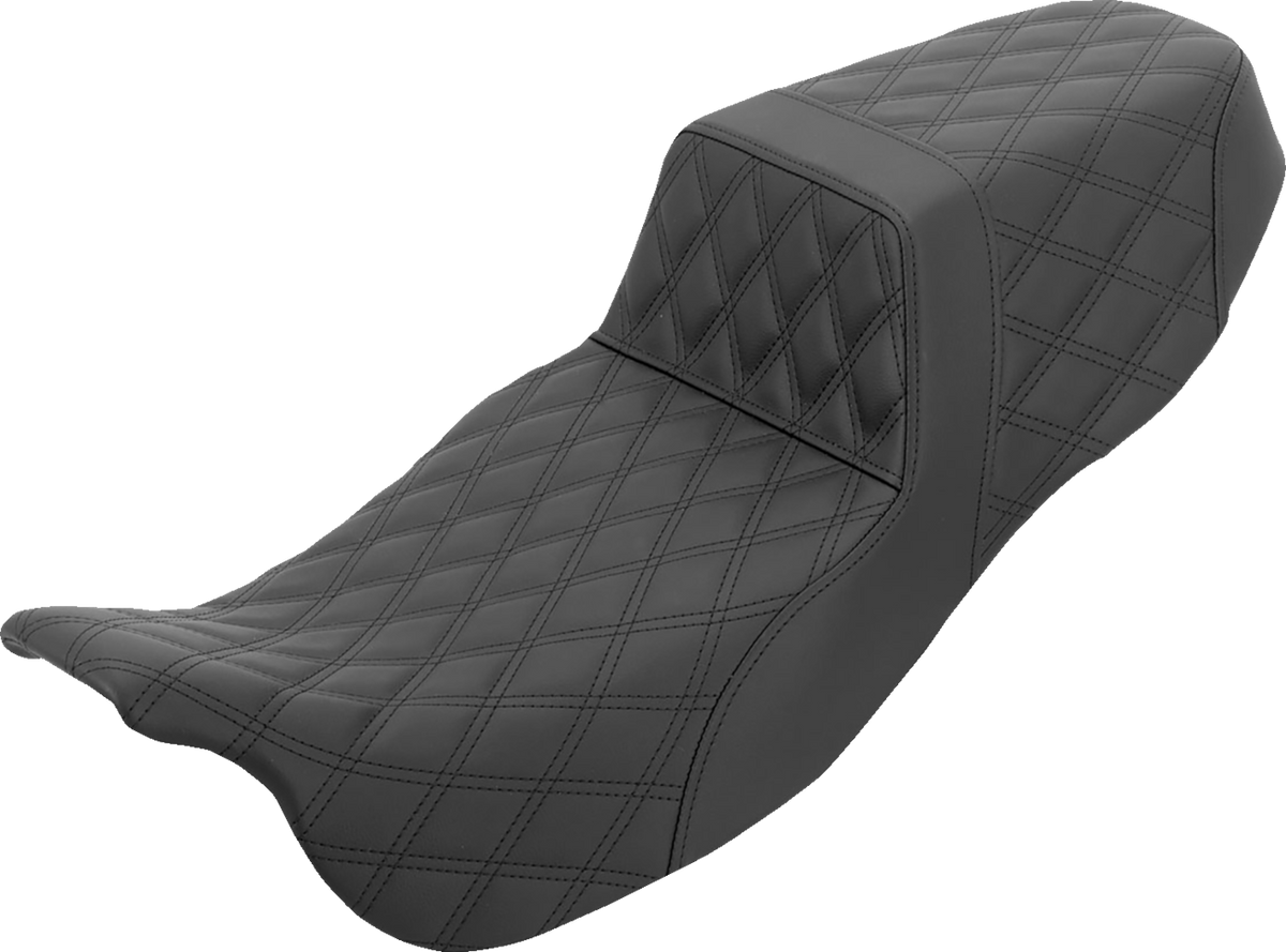 Saddlemen Step-Up Seat - Extended Reach - Full Lattice Stitch - FLRT/FLTRT '15-'25