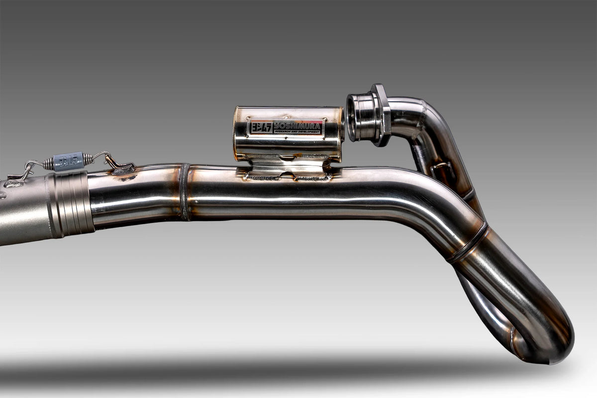 Yoshimura KX450/X 24-26 RS-12 Stainless Full Exhaust, W/ Stainless Muffler