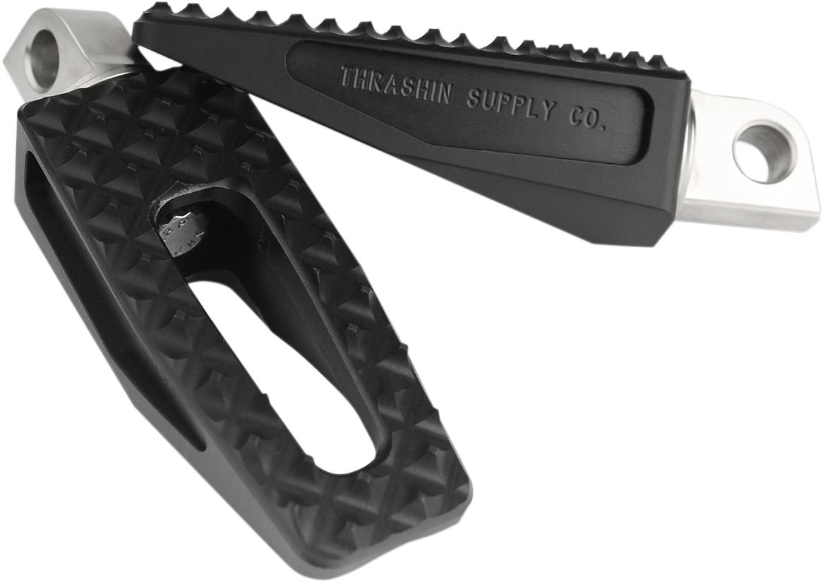 Thrashin Supply CO. Front/Rear P-54 Slim Foot Pegs - Black - 1.375"