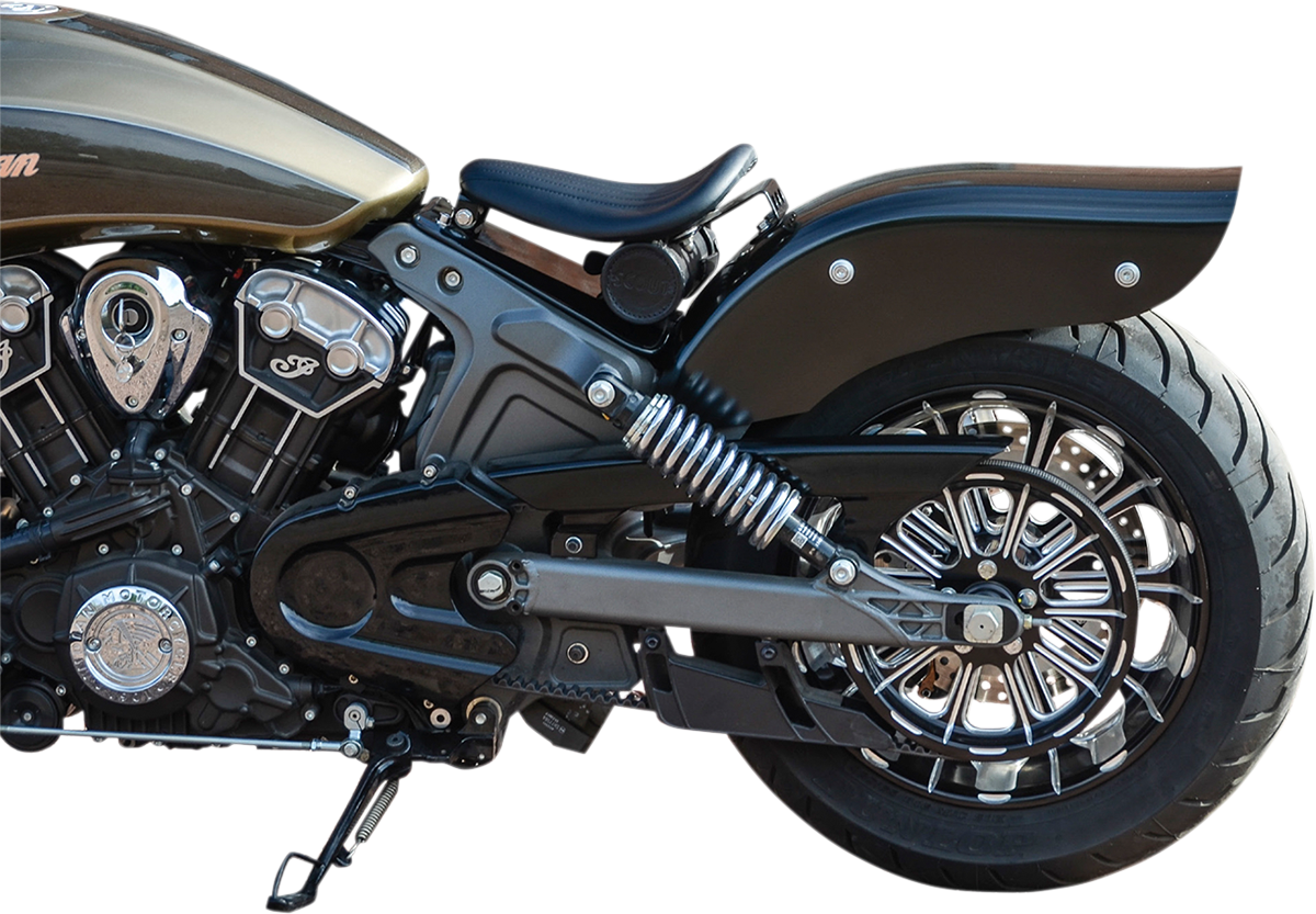 Klock Werks Outrider Rear Fender - Black - Indian Scout