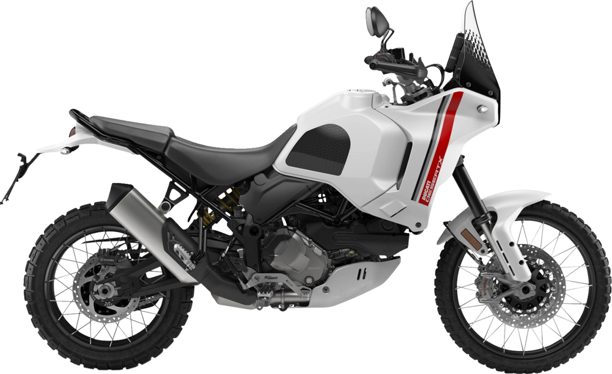 StompGrip Tank Grips - Icon - Black - Ducati - DesertX '22-'25