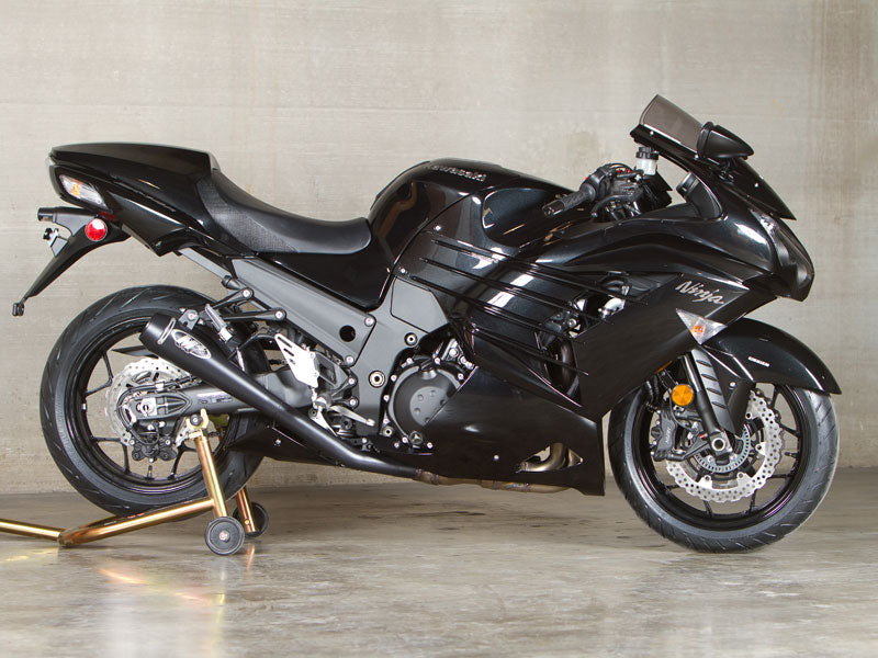 M4 Exhaust 2012 ZX14R Slip On Retro-Drag