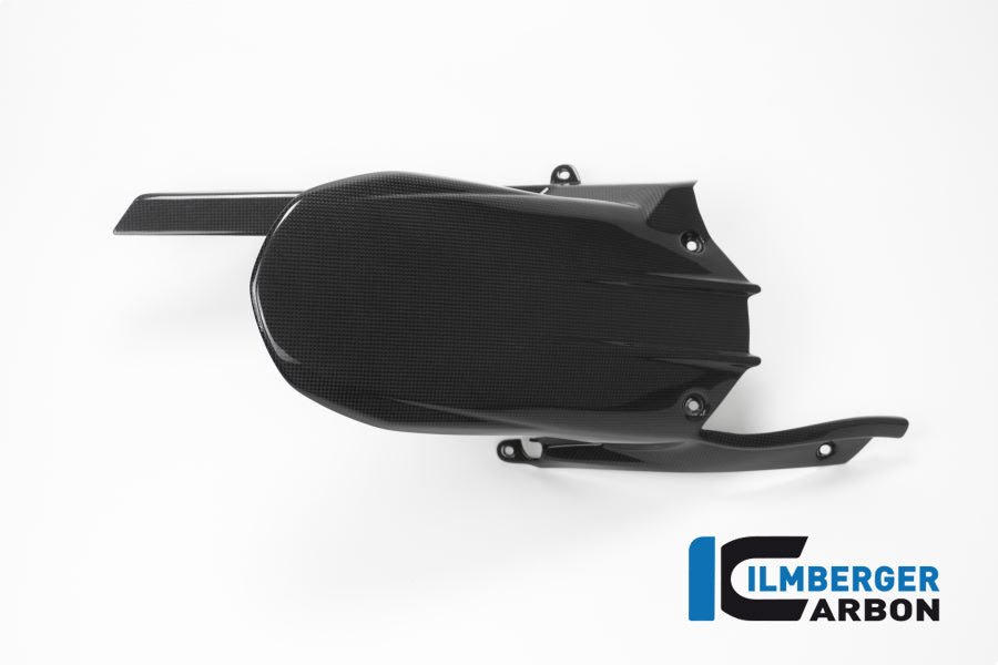 Ilmberger Carbon Rear Hugger Including Upper Chain Guard Ducati MTS 1200 2016 Enduro - Gloss