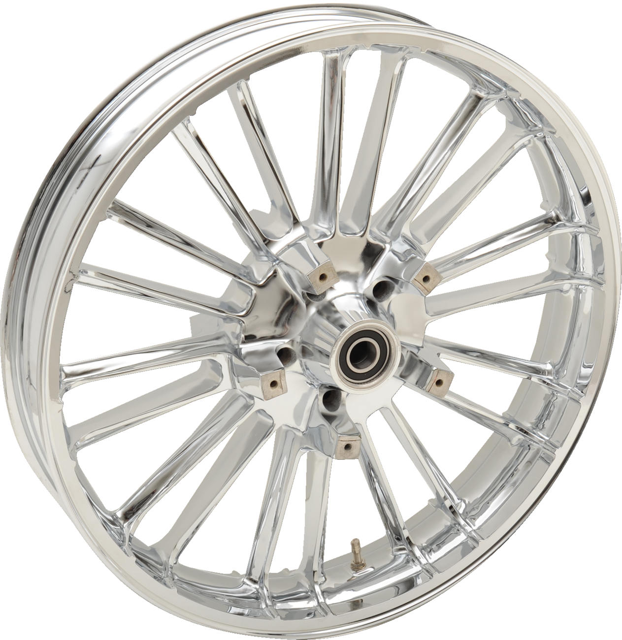 Coastal Moto Wheel - Atlantic 3D - Front - Dual Disc/Without ABS - Chrome - 21x3.5 - '08+ FL