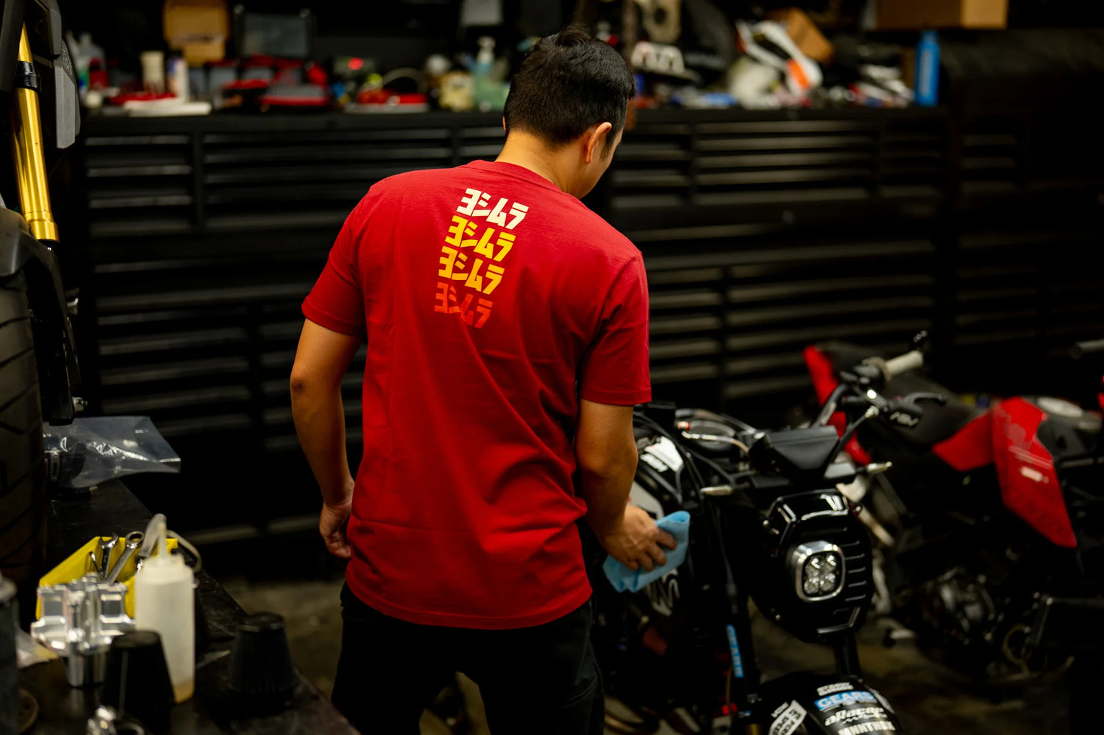 Yoshimura Shades Tee Cardinal