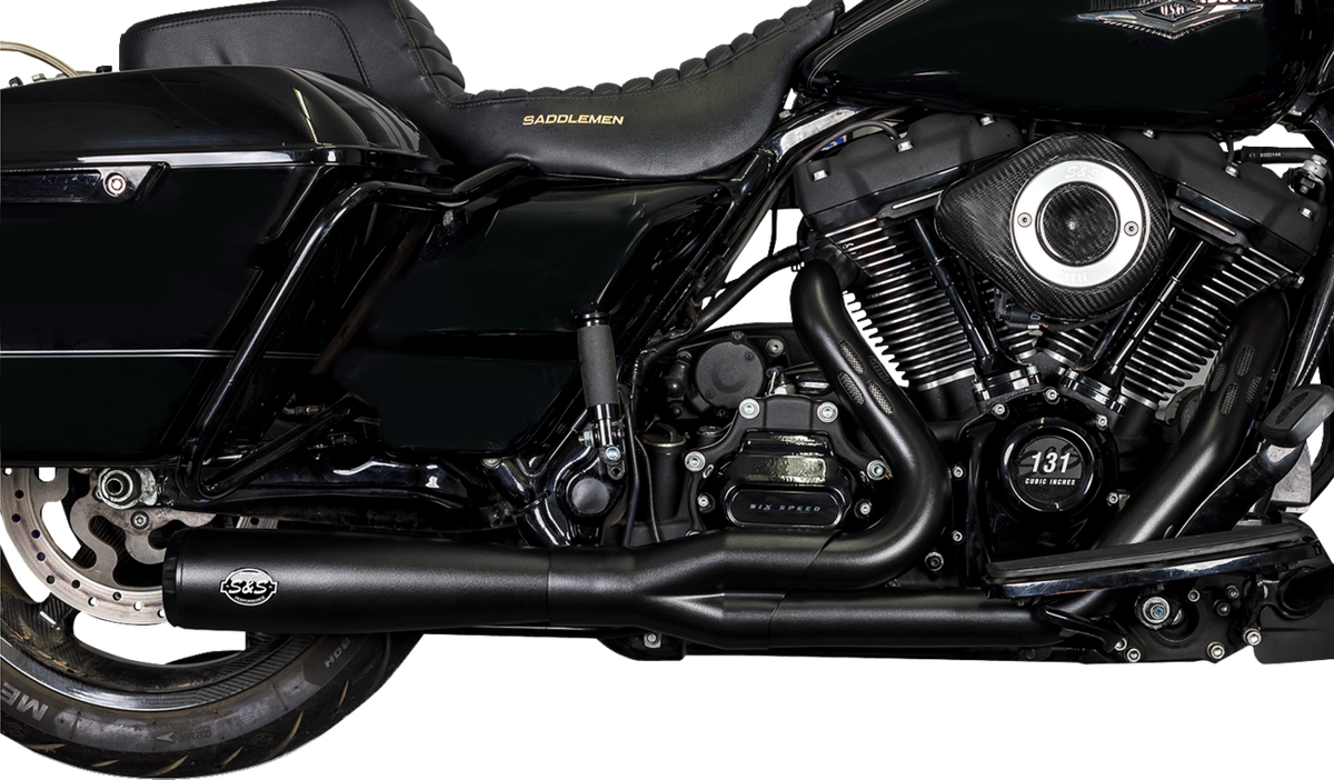 S&amp;S Cycle 2-Into-1 Diamondback Exhaust System