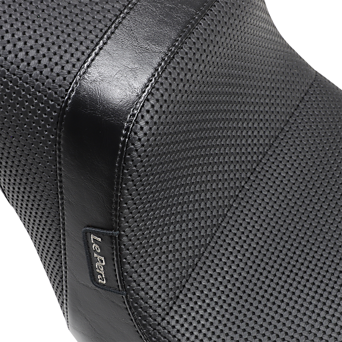 Le Pera Daytona 2-Up Seat - Without Backrest - Basketweave - Black - FLFB '18-'23