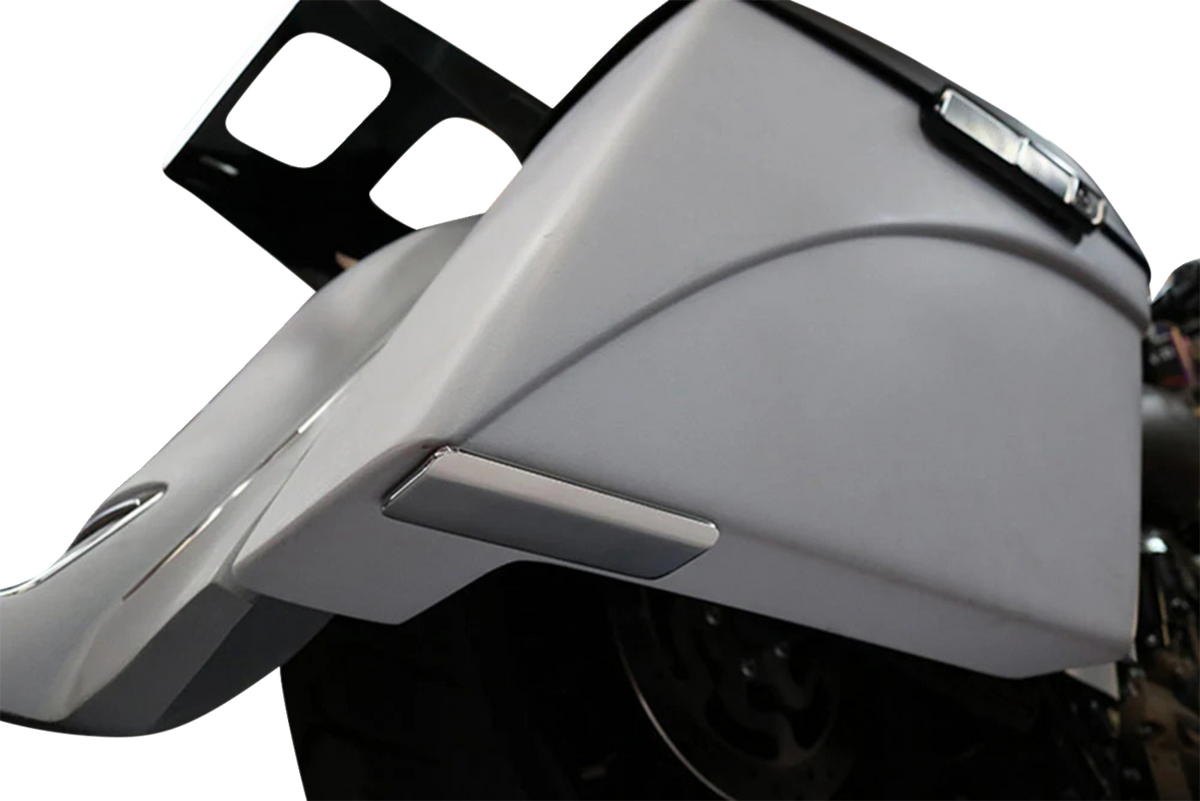 Paul Yaffe Bagger Nation Saddlebag Skid Plates - Silver