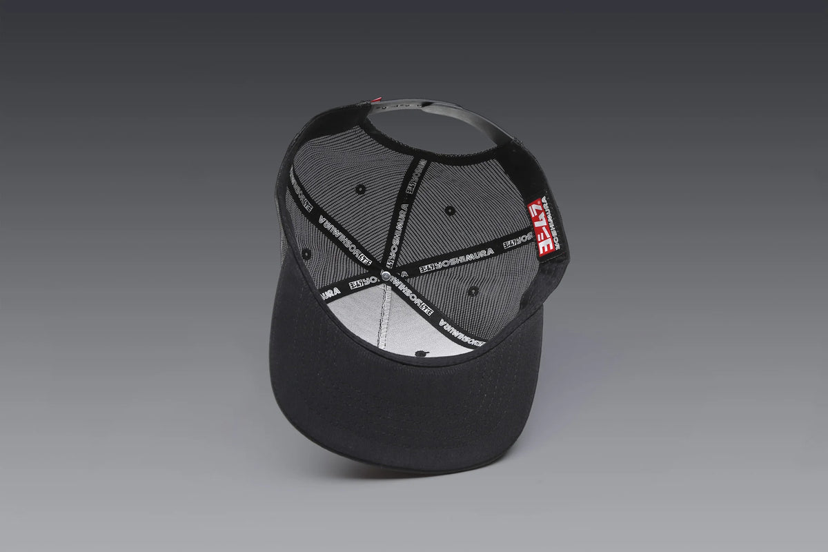 Yoshimura Team Snapback Trucker Hat Black