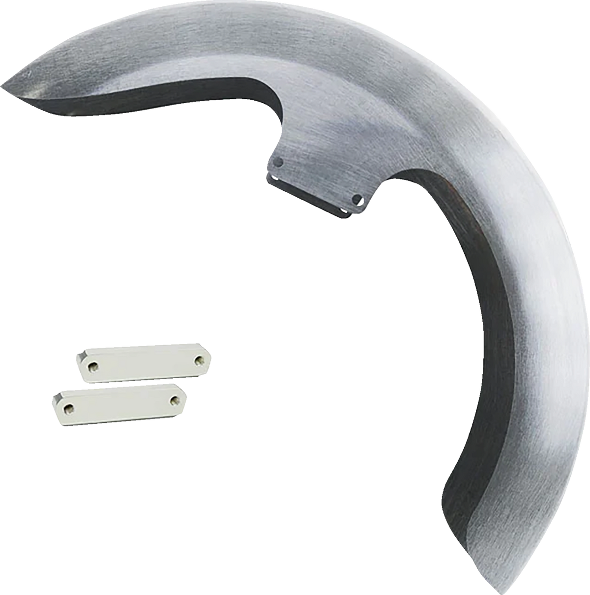 Paul Yaffe Bagger Nation Thicky Front Fender - OEM 16"-19" Wheel - With Chrome Adapters