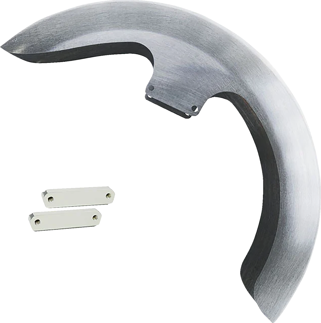Paul Yaffe Bagger Nation Thicky Front Fender - OEM 16"-19" Wheel - With Chrome Adapters