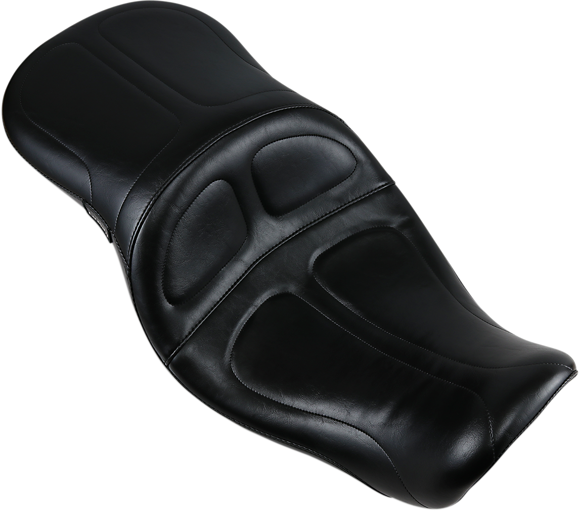 Le Pera Maverick Seat - Without Backrest - Stitched - Black - FLD/FXD '06-'17