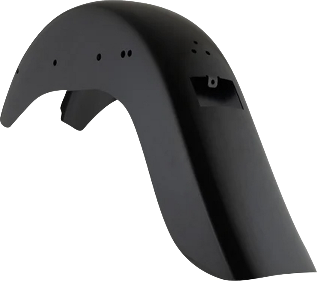 Klock Werks 4" Stretched Rear Fender - Stock Taillight Cutout - HD Softail