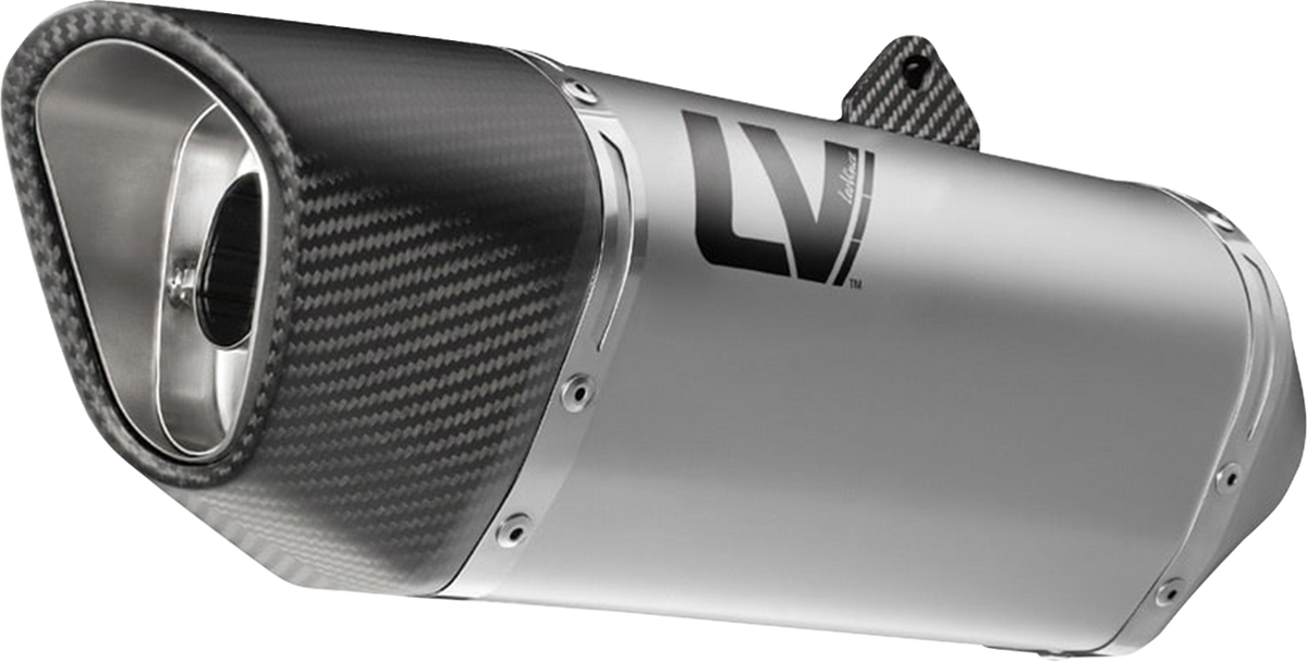 LeoVince LV-14 R Slip-On Muffler - Stainless Steel - RSV4/Tuono V4