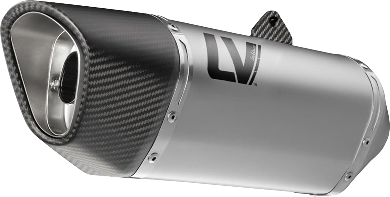 LeoVince LV-14 R Slip-On Muffler - Stainless Steel - RSV4/Tuono V4