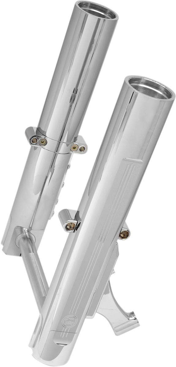Performance Machine (PM) Fork Leg Kit - Chrome - Lower - Single Disc - '14-'20 FL