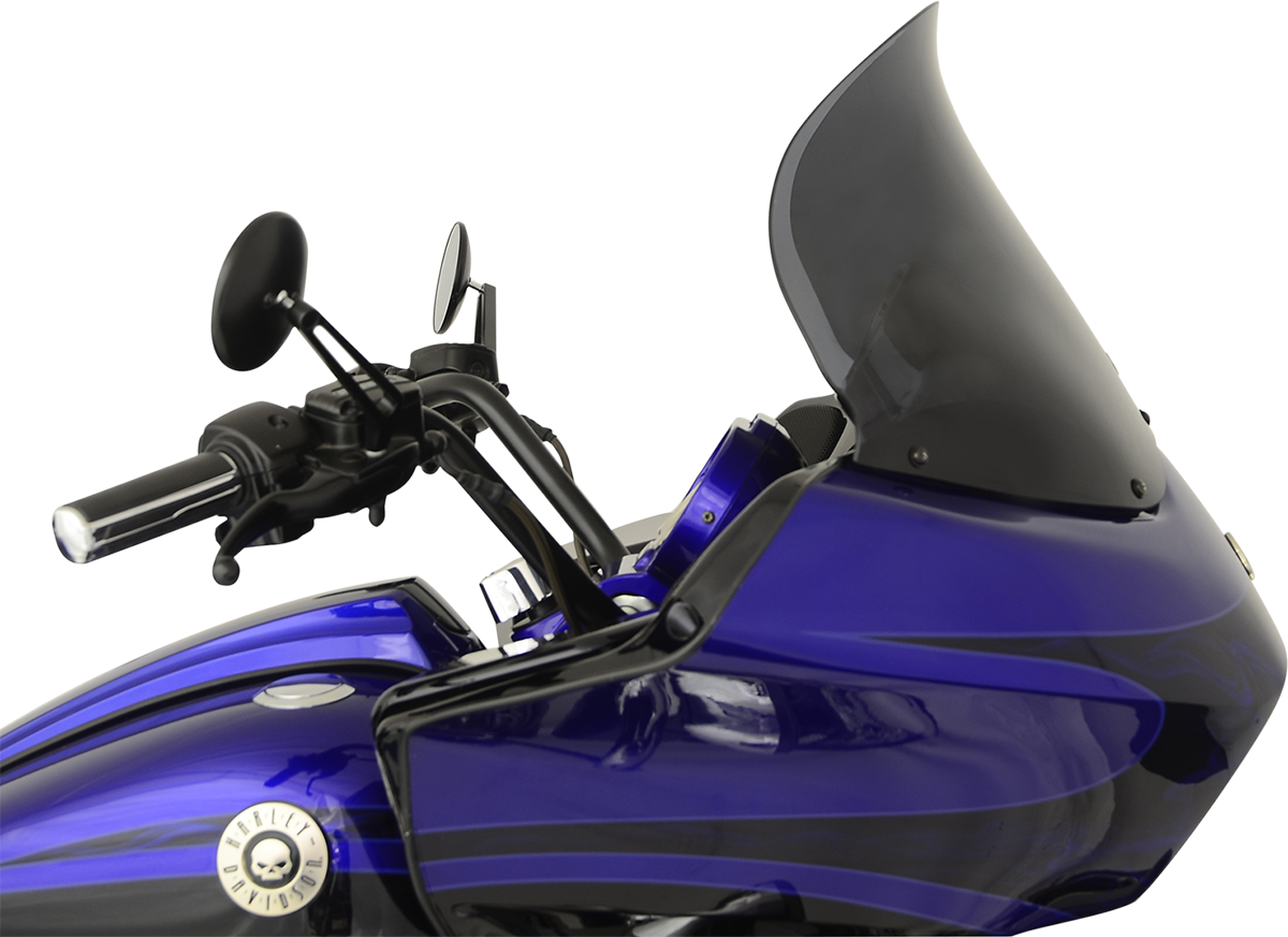 Klock Werks Pro-Touring Flare® Windshield - 14" - Dark Smoke - '98-'13 FLTR