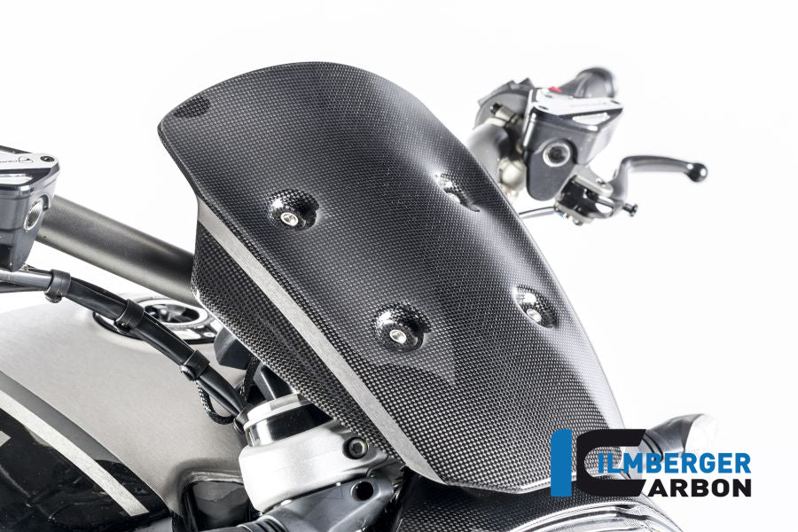 Ilmberger Carbon Windshield With. Holder Ducati XDiavel 2016 - Gloss