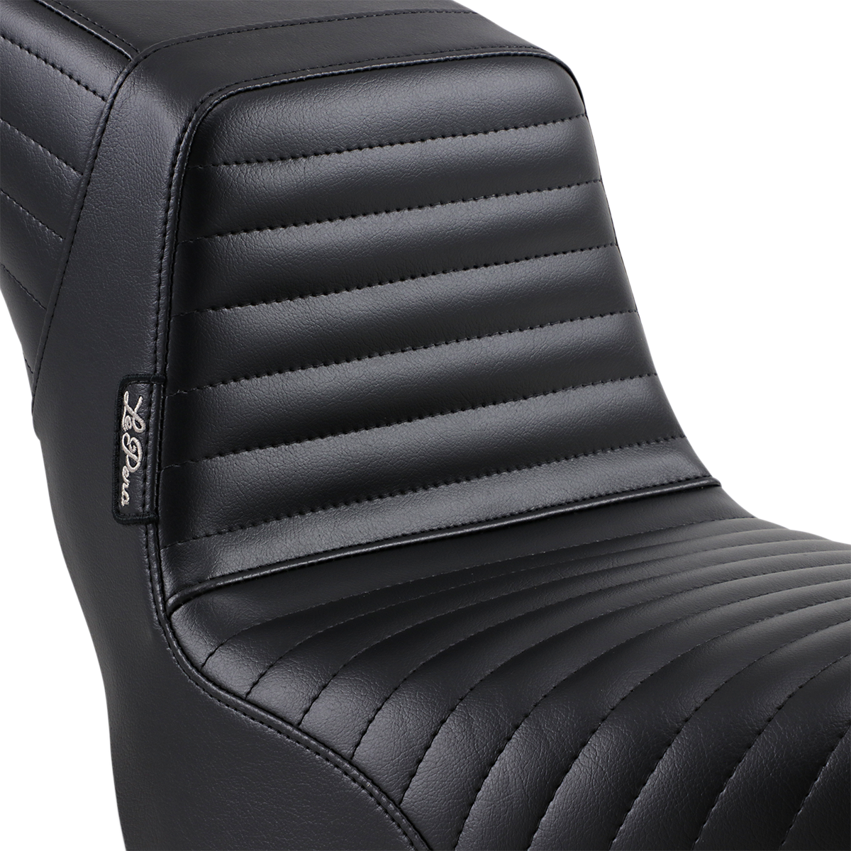 Le Pera Kickflip Seat - Pleated - Black - Softail '18-'23