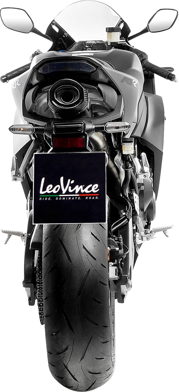 LeoVince LV One EVO Slip-On Muffler - Black - Honda CBR600RR