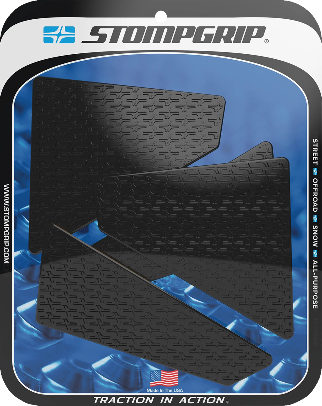 StompGrip Tank Grips - Icon - Black - KTM - Duke '24-'25