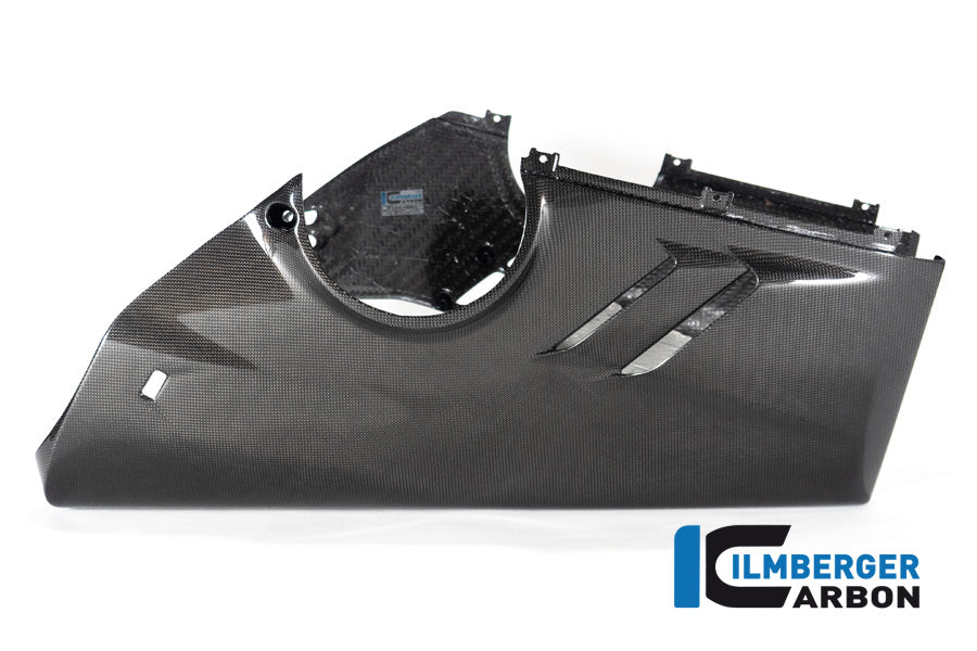 Ilmberger Carbon Belly Pan Ducati Panigale V4 22 For Low Exhaust With Sidestand - Gloss