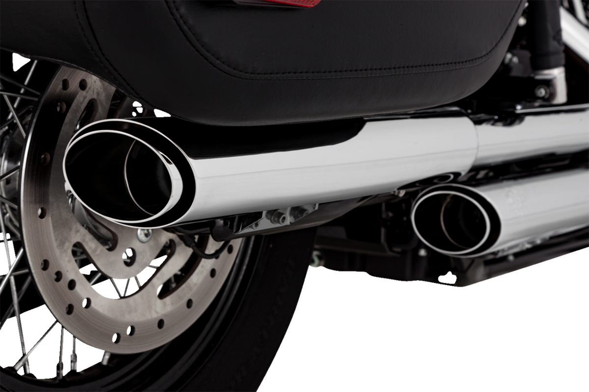 Vance & Hines 3" Twin Slash Slip-On Muffler - Chrome