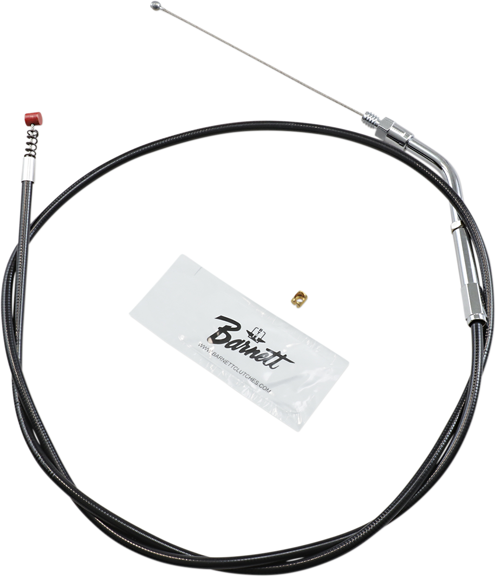 Barnett Black Vinyl Idle Cable - +6" Size - 38" Length