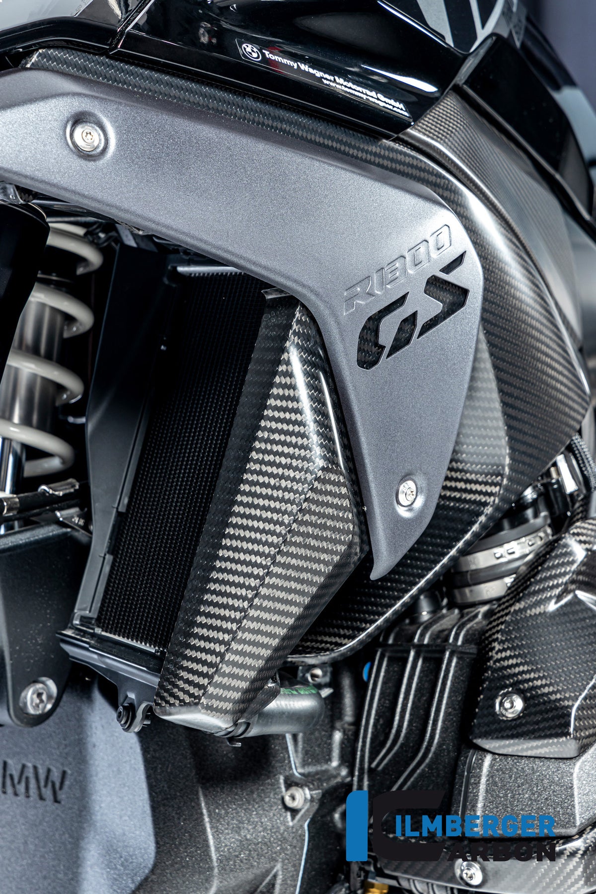 Ilmberger Carbon Air Vent Cover Left BMW R 1300 GS - Matte / Twill