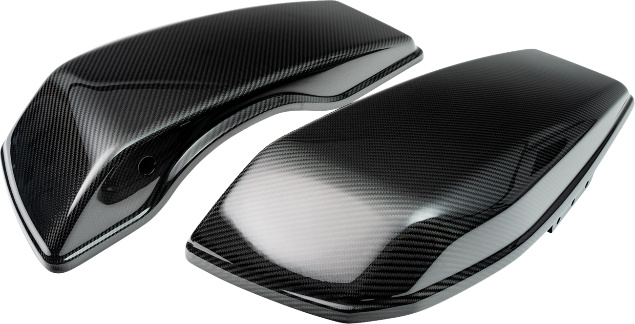 Slyfox Saddlebag Lids - Carbon Gloss - FL '24-'25