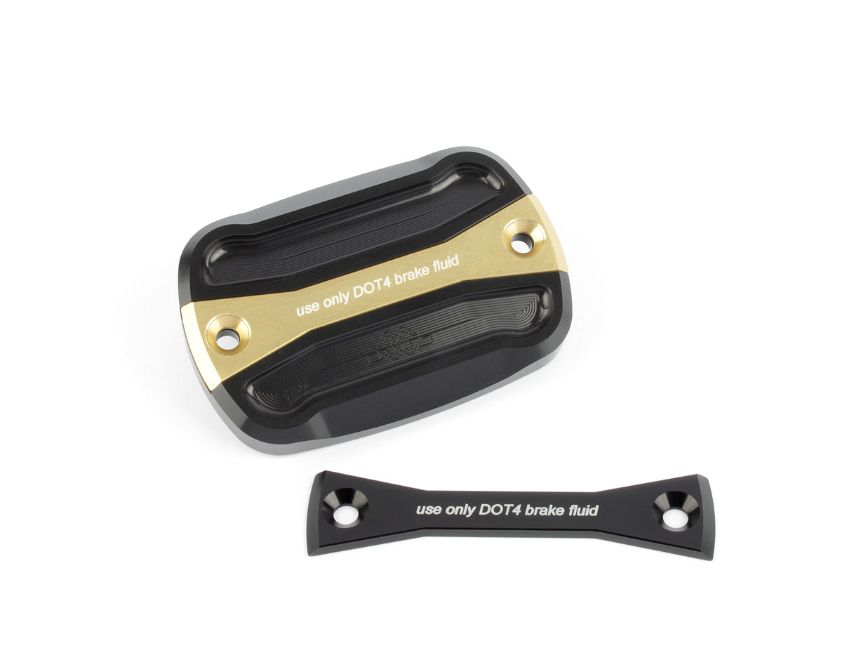 Gilles Tooling Front Brake Fluid Reservoir Cover Gold