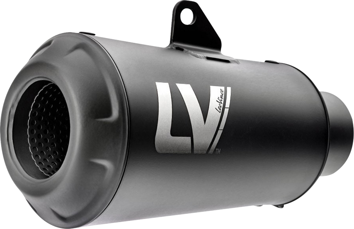LeoVince LV-10 Slip-On Muffler - Full Black Stainless Steel - Rebel