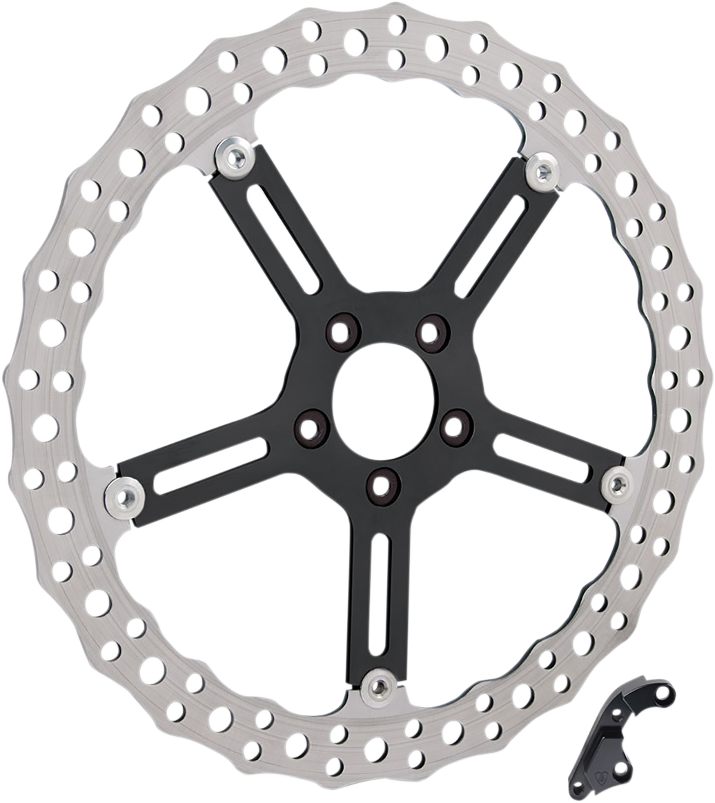 Arlen NESS Jagged Brake Rotor - 15" - Left - Hub-Mount