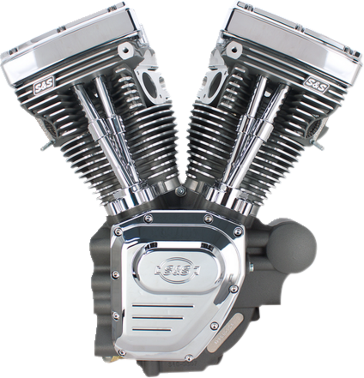 S&S Cycle T124 Long Block Engine - Stone Gray - Touring