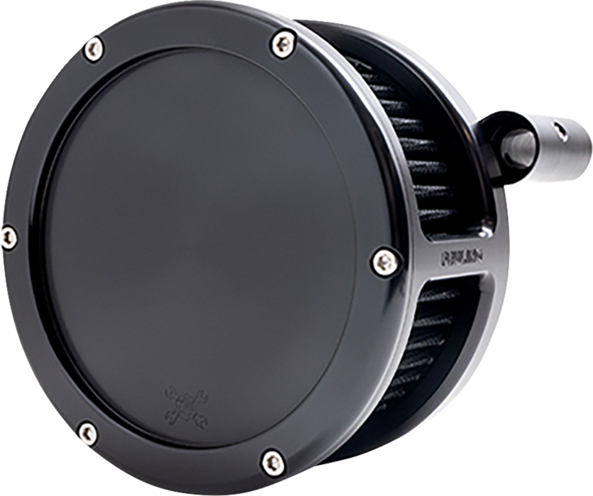 Feuling Parts BA Air Cleaner Kit - Black With Black Filter - '08-'17 Dyna/Softail/Touring