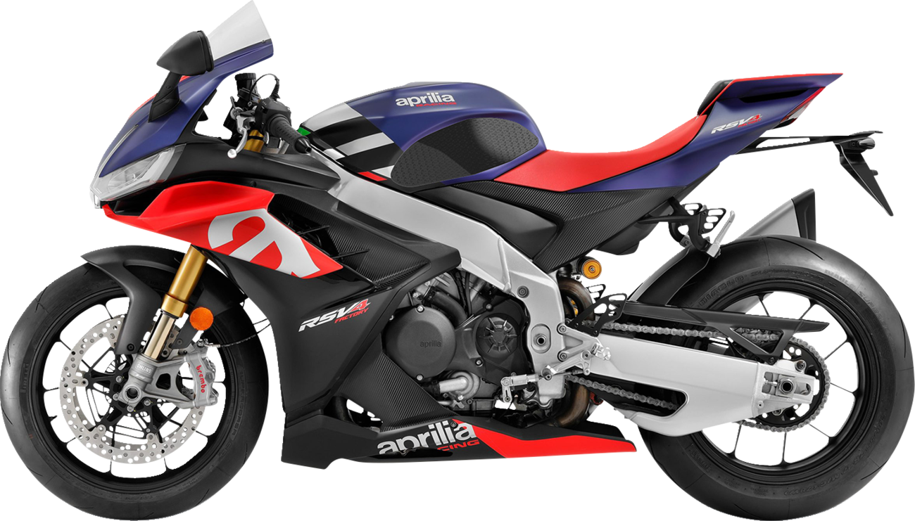 StompGrip Tank Grips - Icon - Black - Aprilia - RSV4/Tuono '21-'25