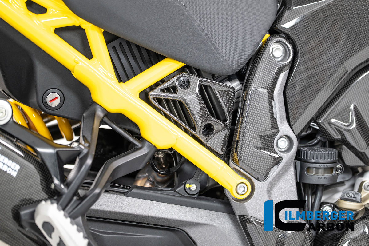 Ilmberger Carbon Frame Triangle Cover Right Carbon Glossy Ducati Multistrada V4 2025