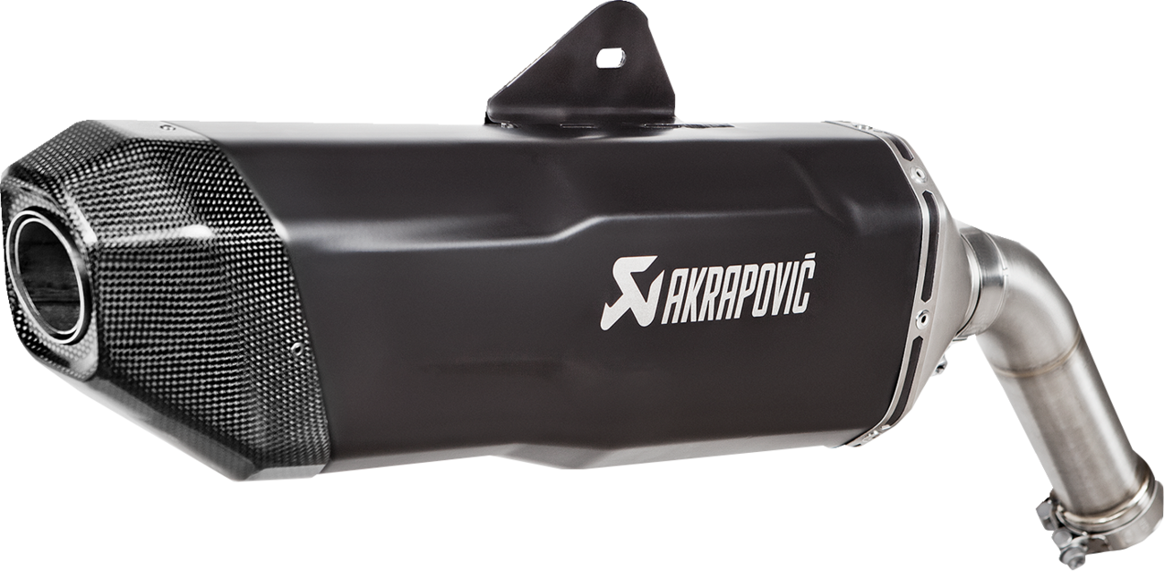 Akrapovic Slip-On Line Muffler - Titanium - Black