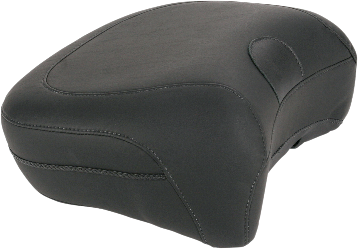 Mustang Wide Rear Seat - Smooth - Black - FL '97-'25