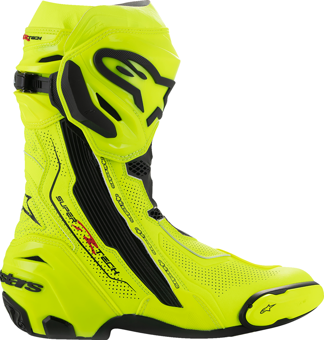 Alpinestars Supertech R Vented Boots - Fluorescent Yellow/Black - US 9 / EU 43