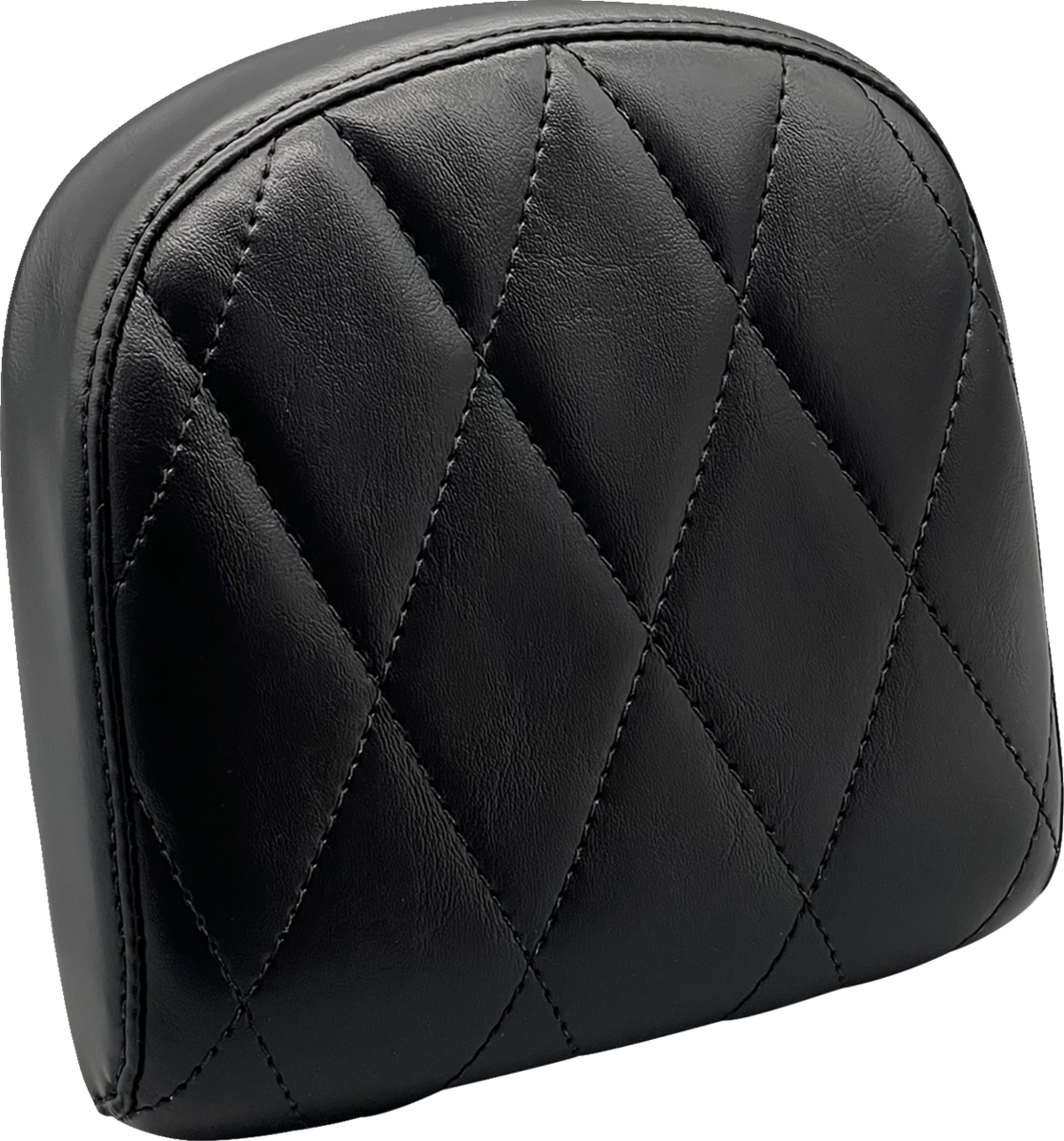 Le Pera Sissy Bar Pad - Small - Diamond - Shiny Black