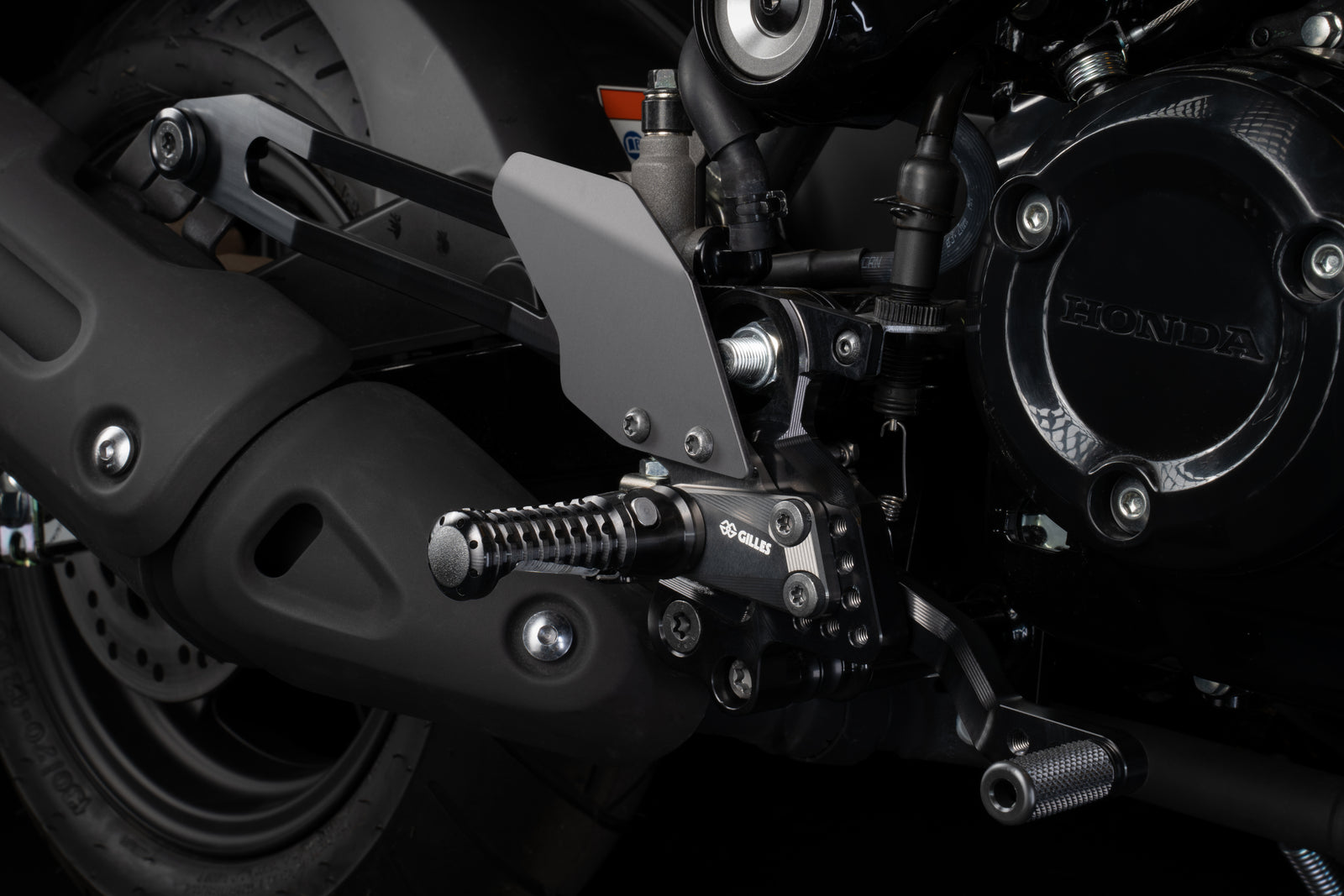 Gilles Tooling Footrest System AS31GT3 Black