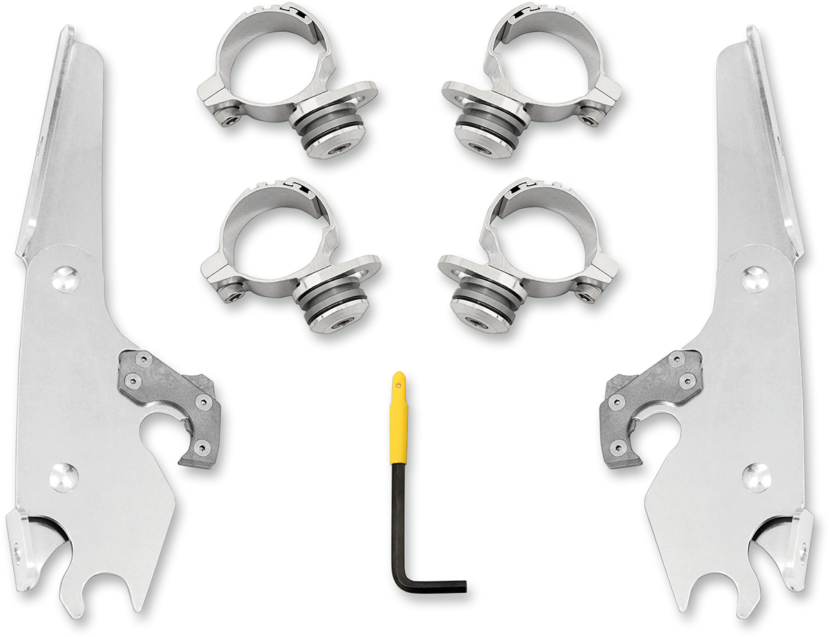Memphis Shades Batwing Mounting Kit - Polished - Scout